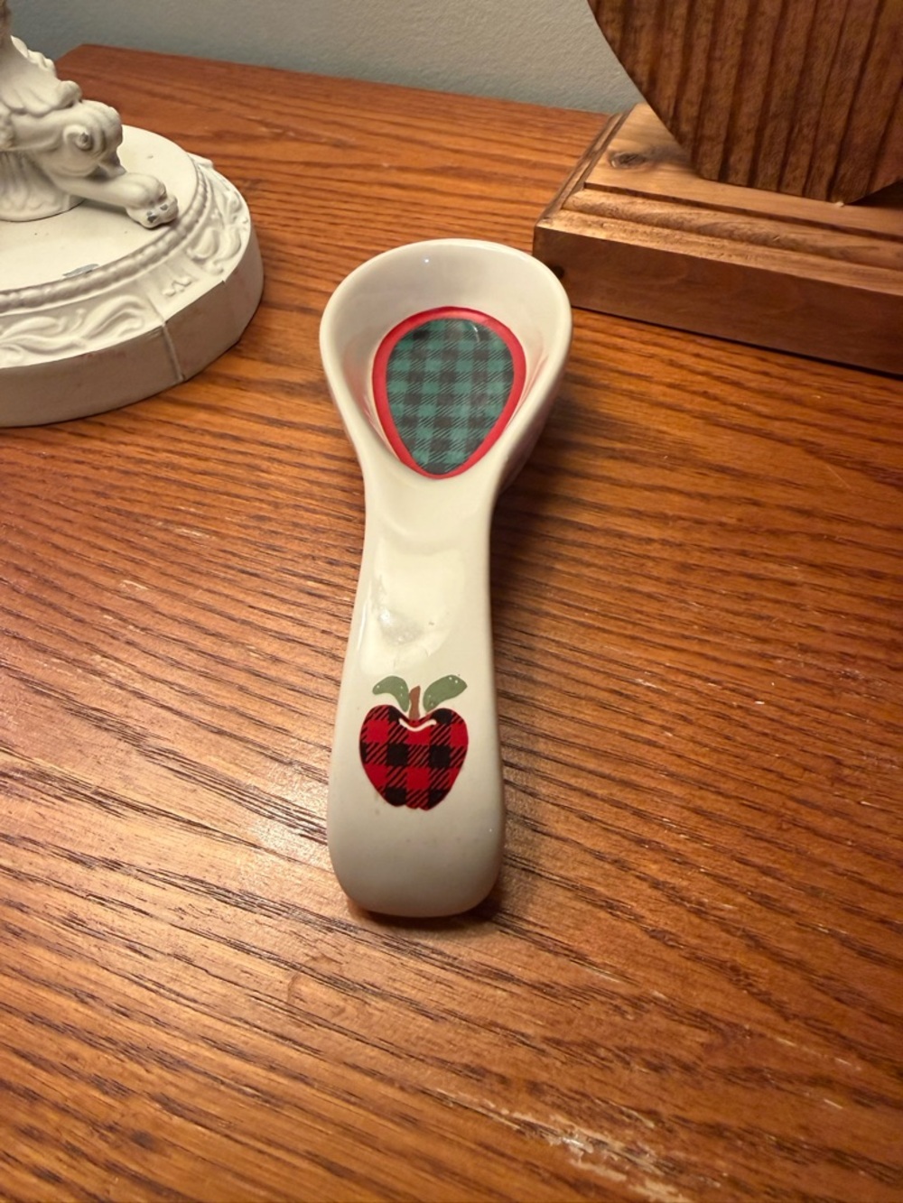 Ceramic Applejack Spoon Rest By International China